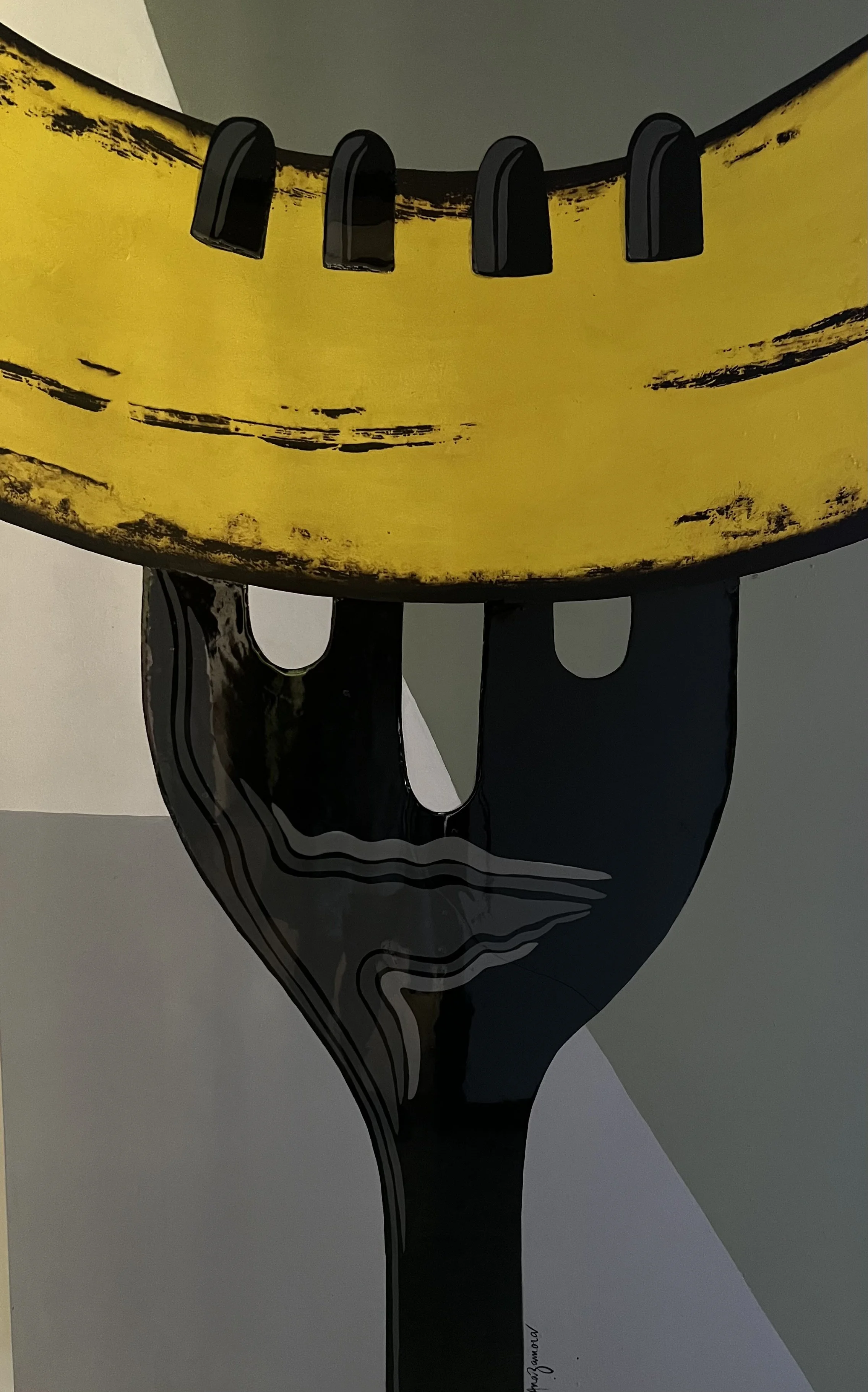 Tenedor con Banana- Ana Zamora