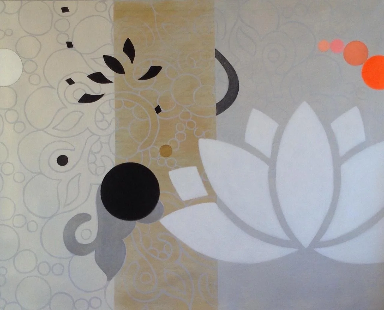 Flor de loto blanca - Carmen Elena Trigueros