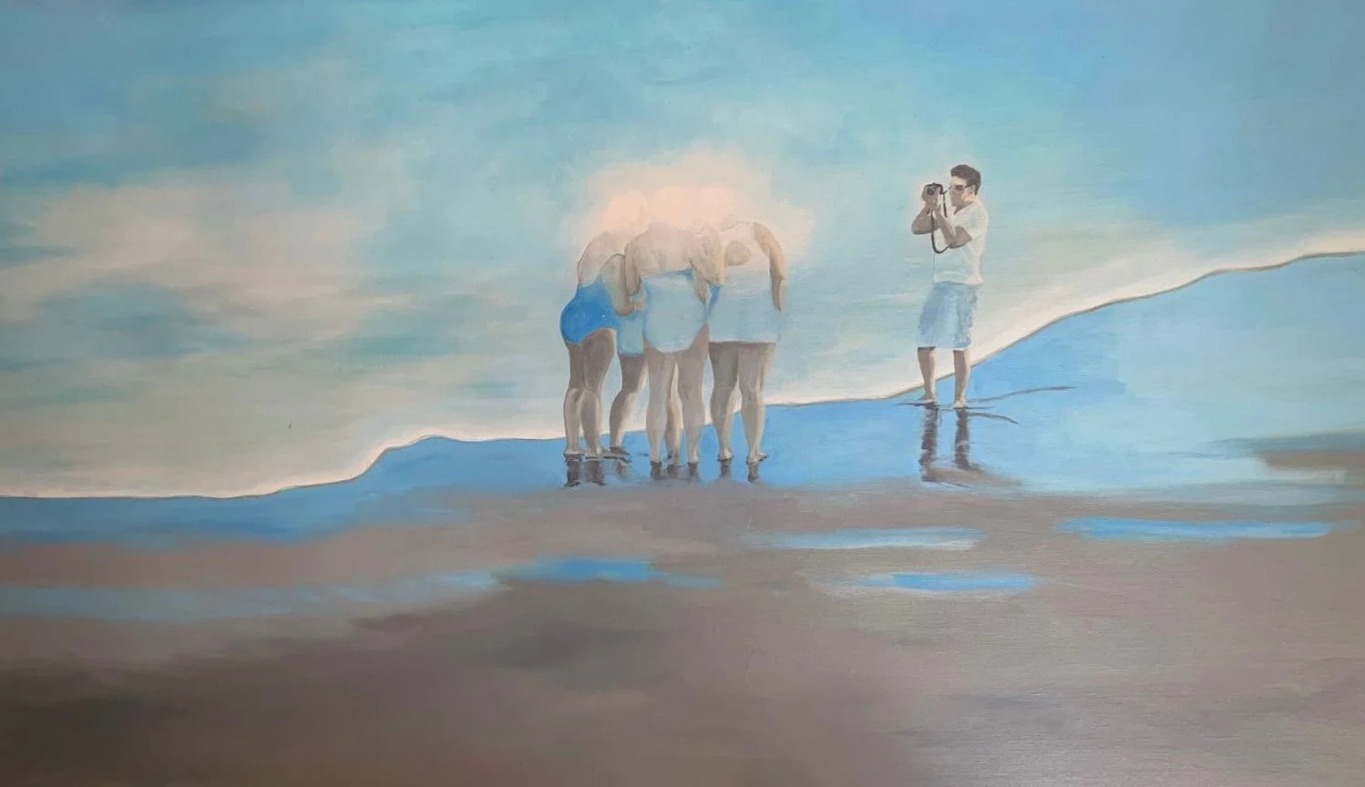 Fotógrafo en playa- Carmen Elena Trigueros