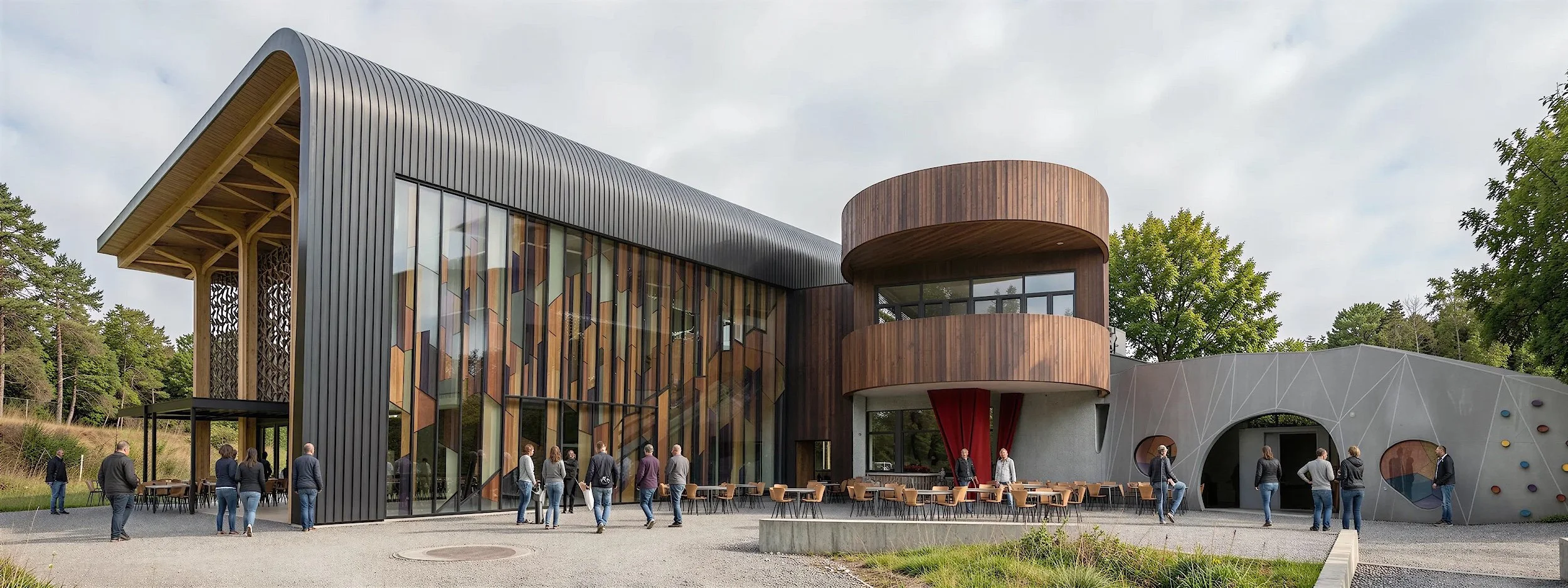 Main Entrance and Cafe view