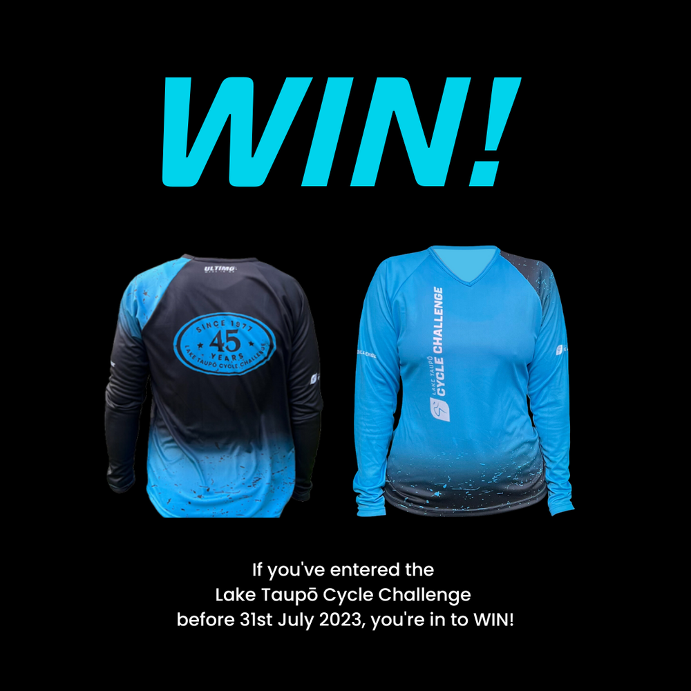 Enter and be in to WIN official cycling kit 🎉 — Lake Taupo Cycle Challenge