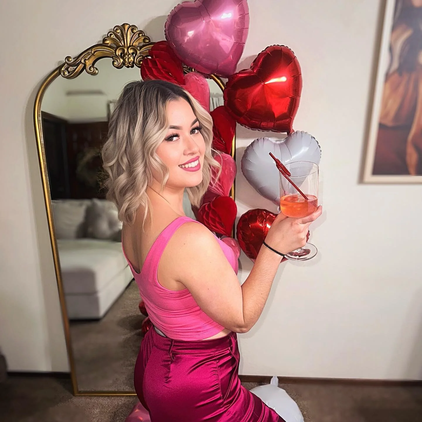 Galentines 2024 💕 I just feel grateful is all 🥹🥰 our galentines party was pink and beautiful 🤩