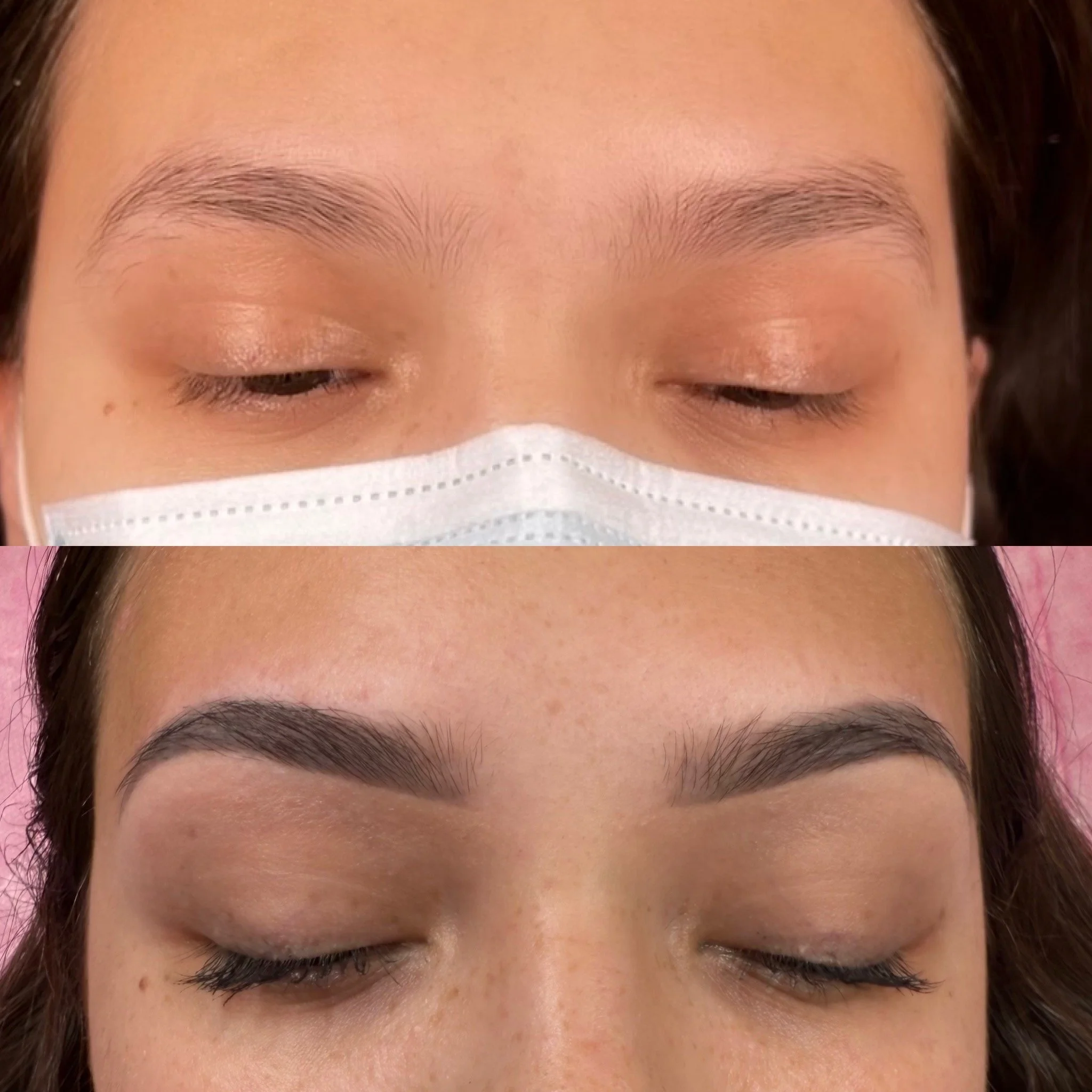 Defined yet soft brows with a gradient effect for a polished finish. Designed to enhance your natural features. One of the most popular PMU services in Yuma, AZ.
