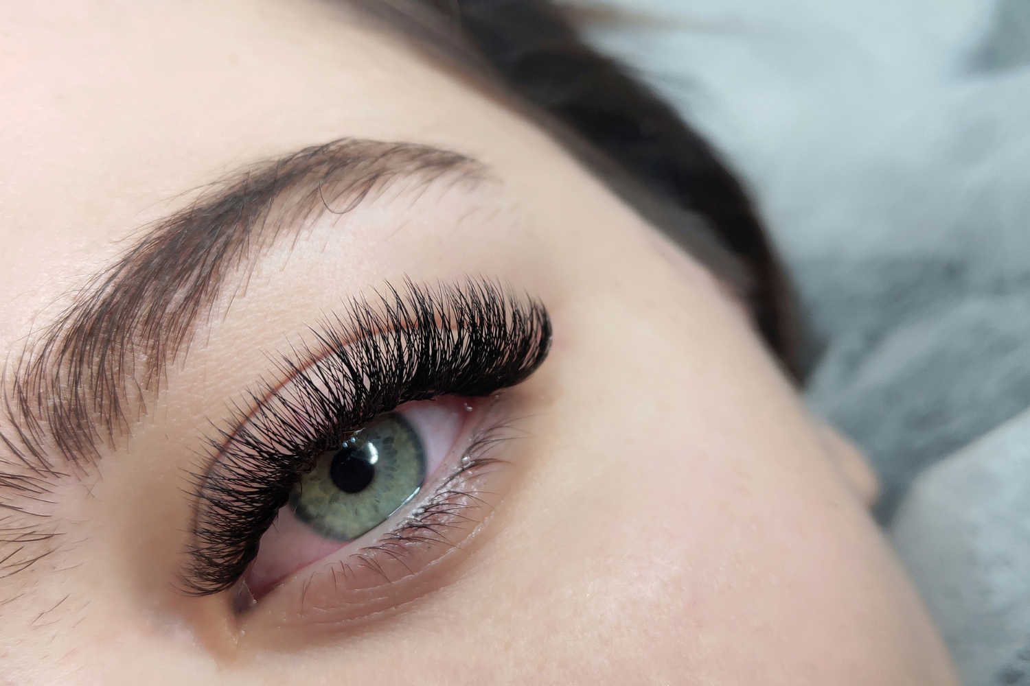 Volume lash extensions in Yuma Arizona with full soft finish