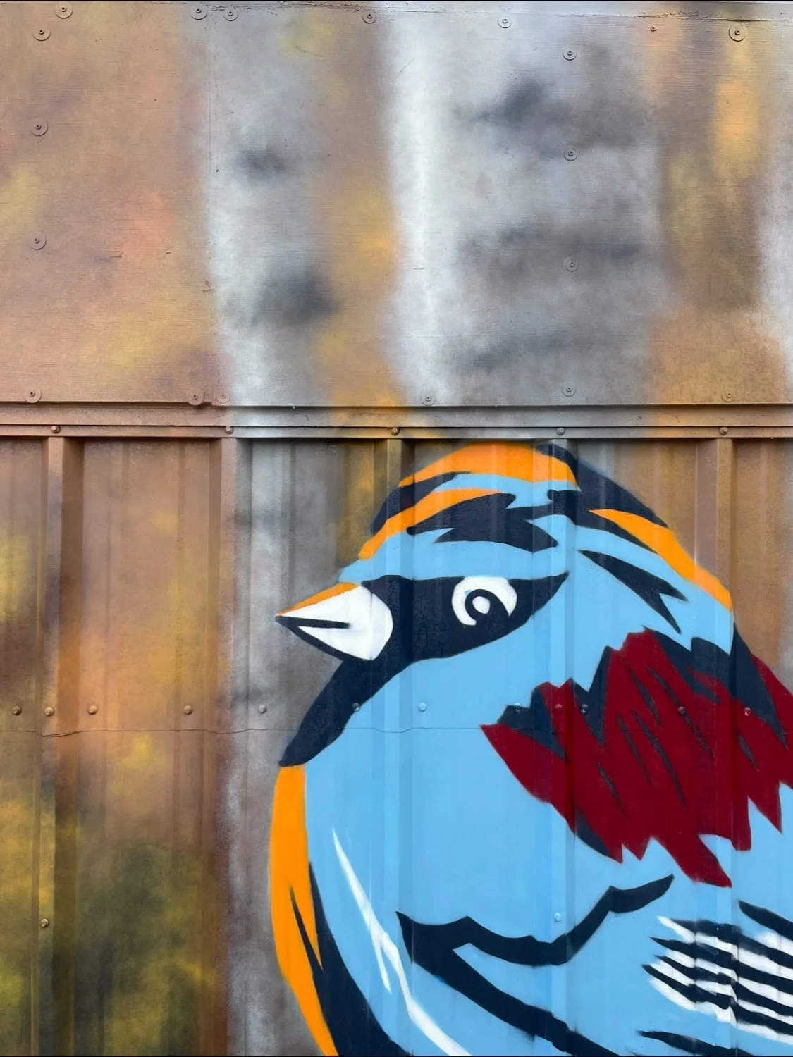 This mural was one giant experiment for me. I took all the different painting techniques I&rsquo;ve learned this year, put them together, and threw them into this piece.

It&rsquo;s uncomfortable as hell to try new things when I&rsquo;m both on a dea