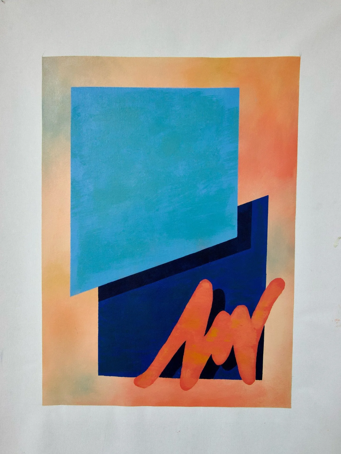 I spent most of my time this past month really trying to take note of what catches my eye. Thankfully, Lisbon is Distraction City. So many colors and funky angles everywhere. It was awesome. Feels like the best place I could have gone. 

I painted a 