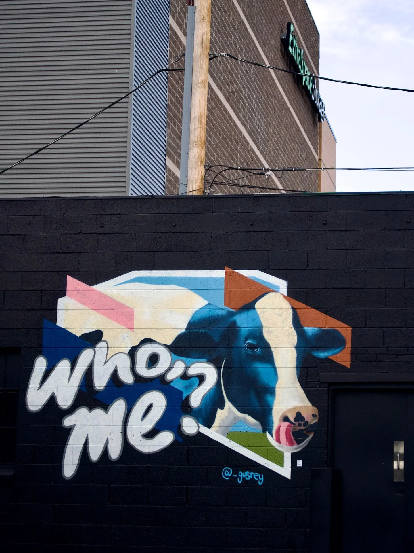 You talkin to me?!

I painted this big blue cow a couple weekends ago as a one day piece for the @theyearb00k_denver. I&rsquo;m proud of this one! Six months ago there wouldn&rsquo;t have been a damn chance I could crank this out in a day. 

There is
