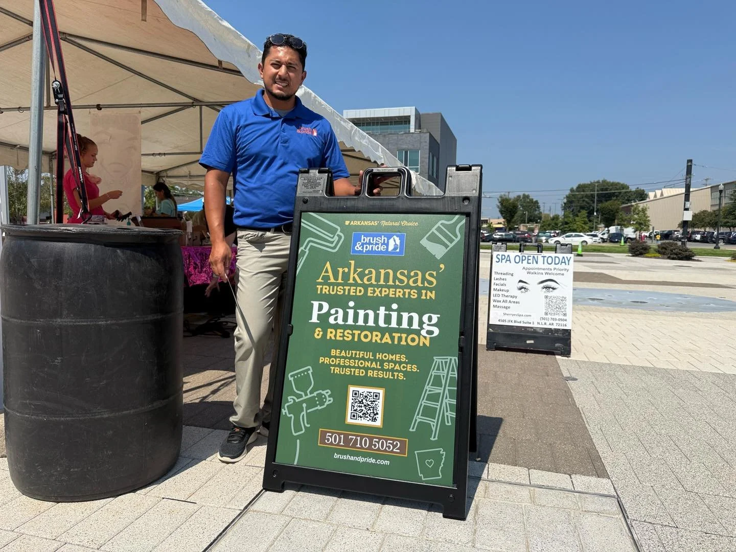 Pleased to participate in the Minority Business Accelerator Committee and The North Little Rock Chamber Of Commerce Popup Shop at Argenta Plaza. Thanks to Pinnacle Signs & Graphics for the awesome signage and printing. 
#argentaplaza #northlittl
