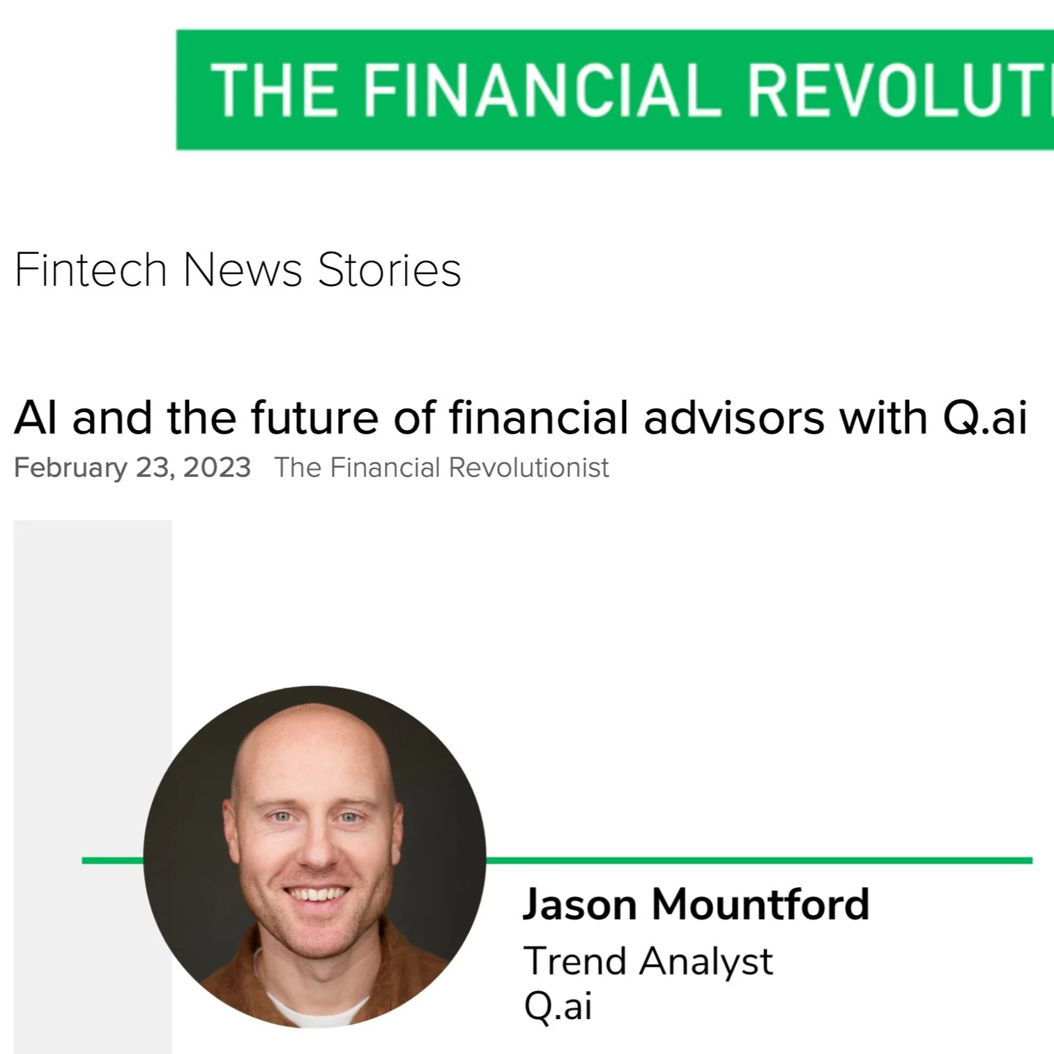 The Financial Revolutionist