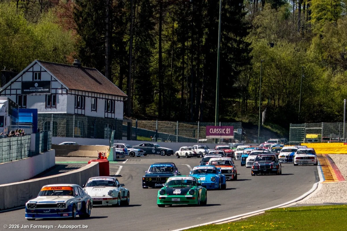 Spa Summer Classic: Wim Kuijl uitblinker in Belcar Historic Cup