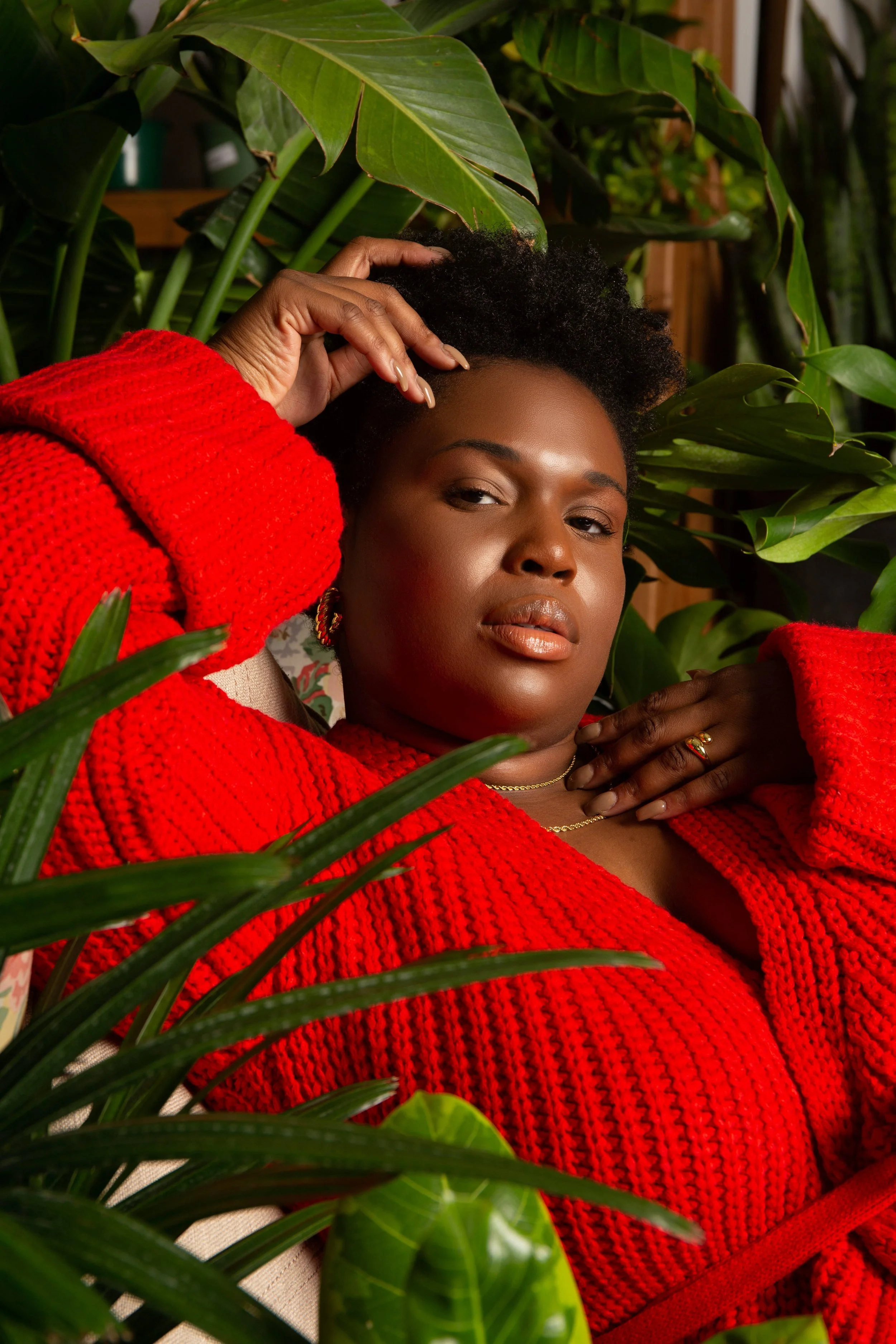 femme noir ronde mannequin modèle plus size