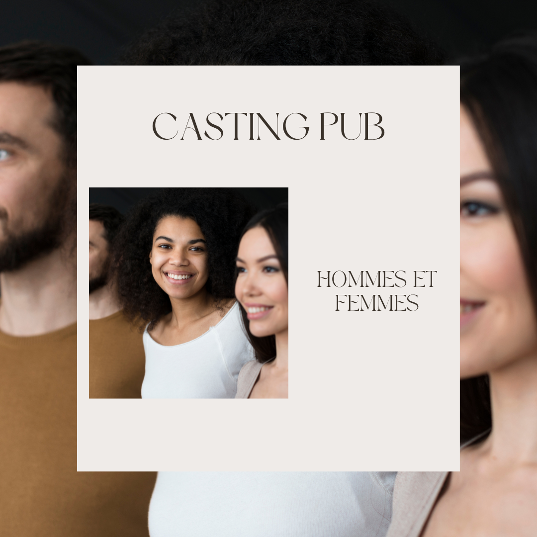 CASTING HOMME ET FEMME POUR UNE PUBLICITÉ POUR UNE APPLICATION