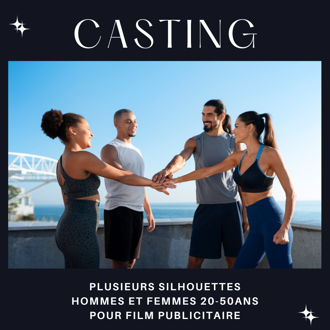 CASTING SILHOUETTES HOMME ET FEMME POUR UN FILM PUBLICITAIRE