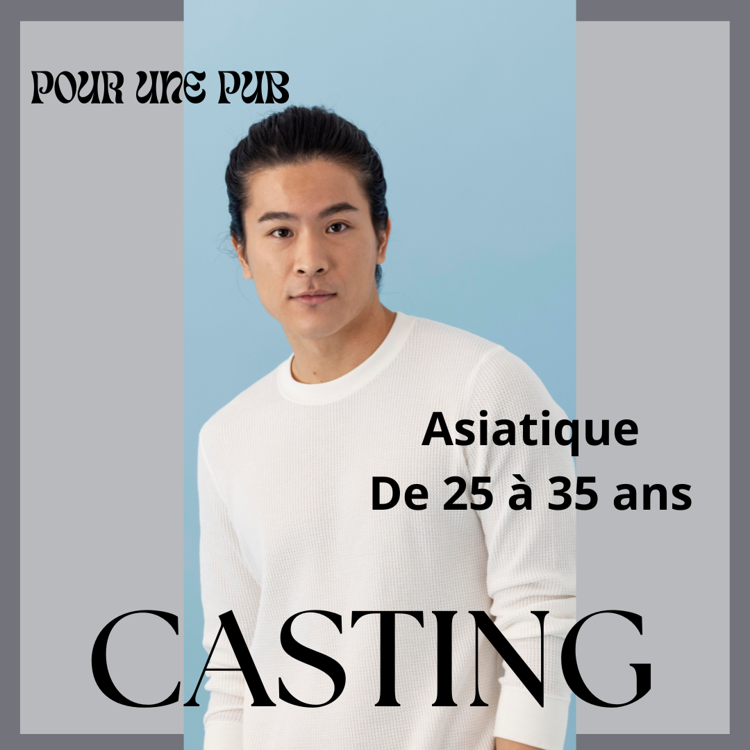 CASTING HOMME DE 25 À 35 ANS POUR UNE PUB
