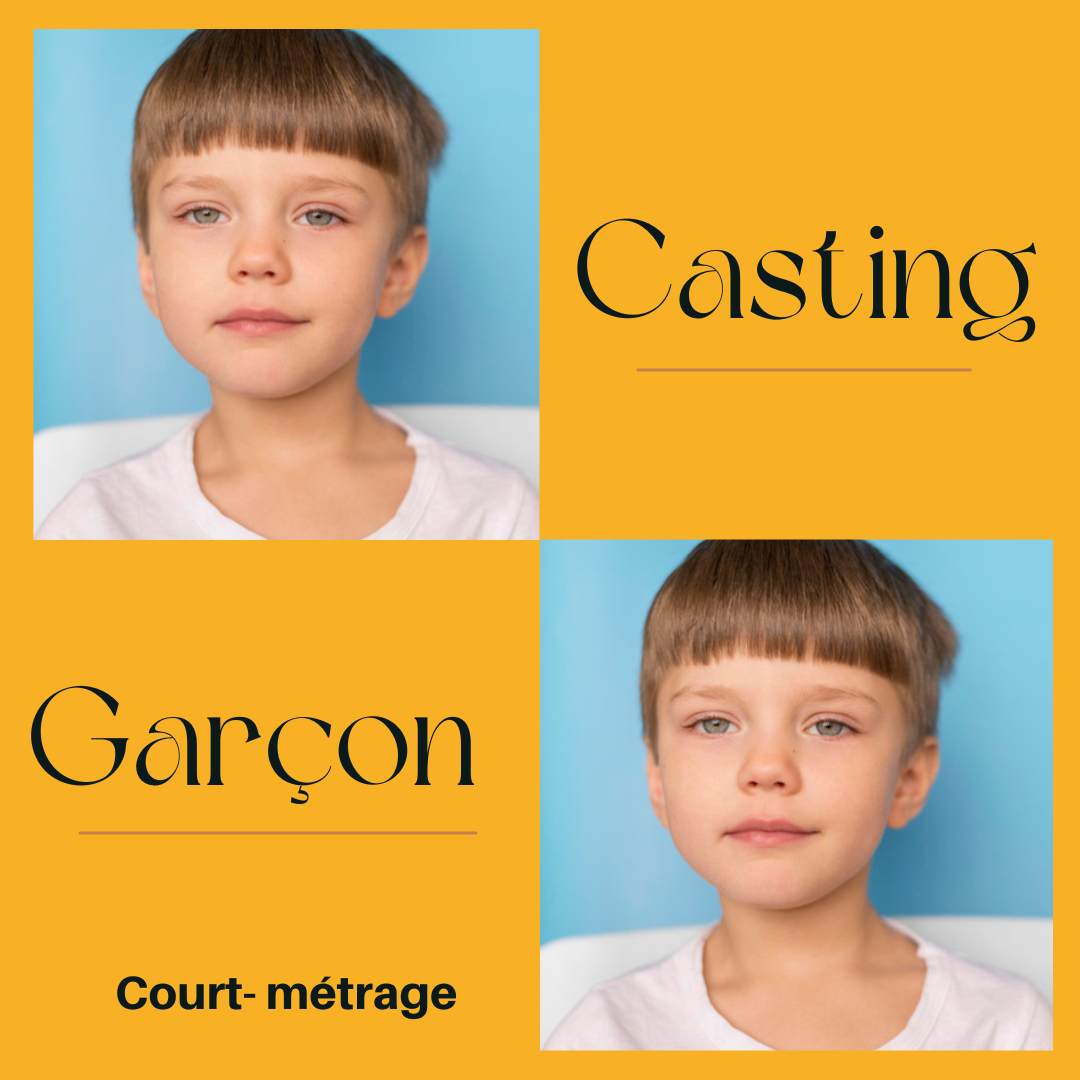 CASTING GARÇON DE 6 À 10 ANS POUR UN COURT-MÉTRAGE DANS LA RÉGION ÎLE DE FRANCE