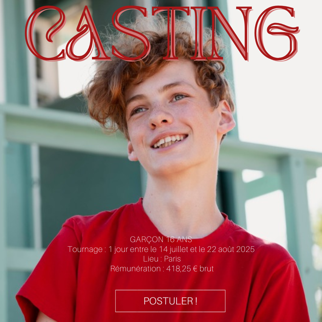 CASTING GARÇON 16 ANS – LONG-MÉTRAGE (ANGLAIS) 