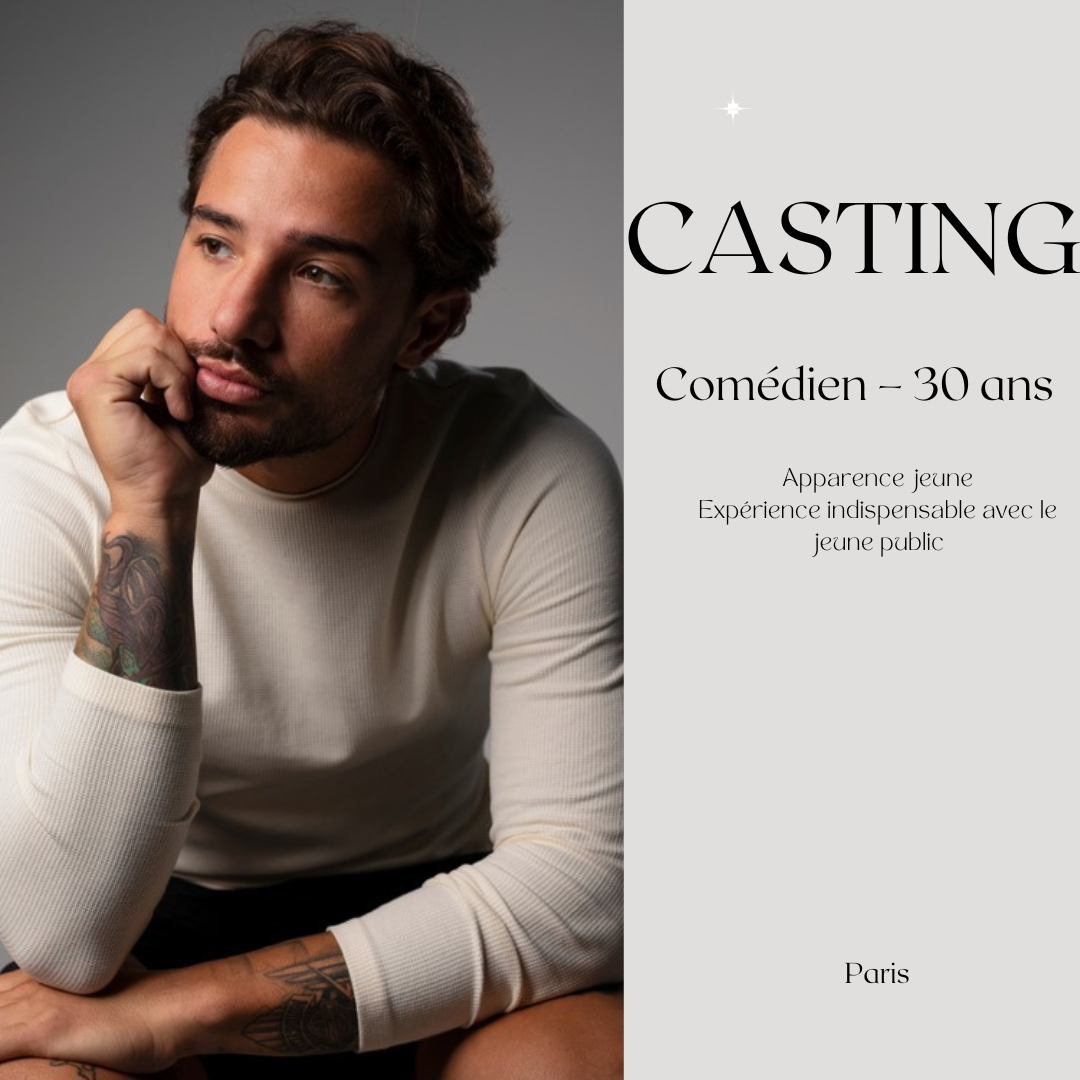 CASTING COMÉDIEN – SPECTACLE JEUNE PUBLIC