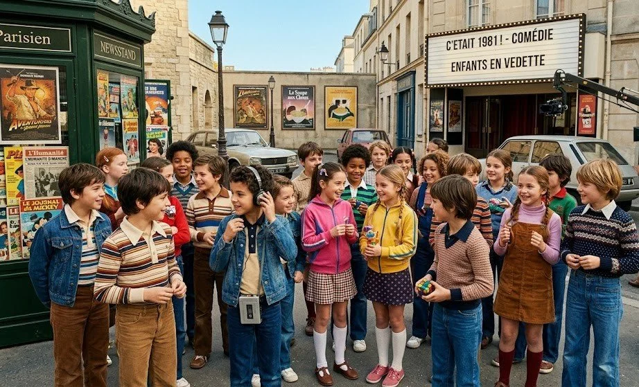 Casting Figuration Enfants : Long-Métrage Comédie (Années 80) – Paris 