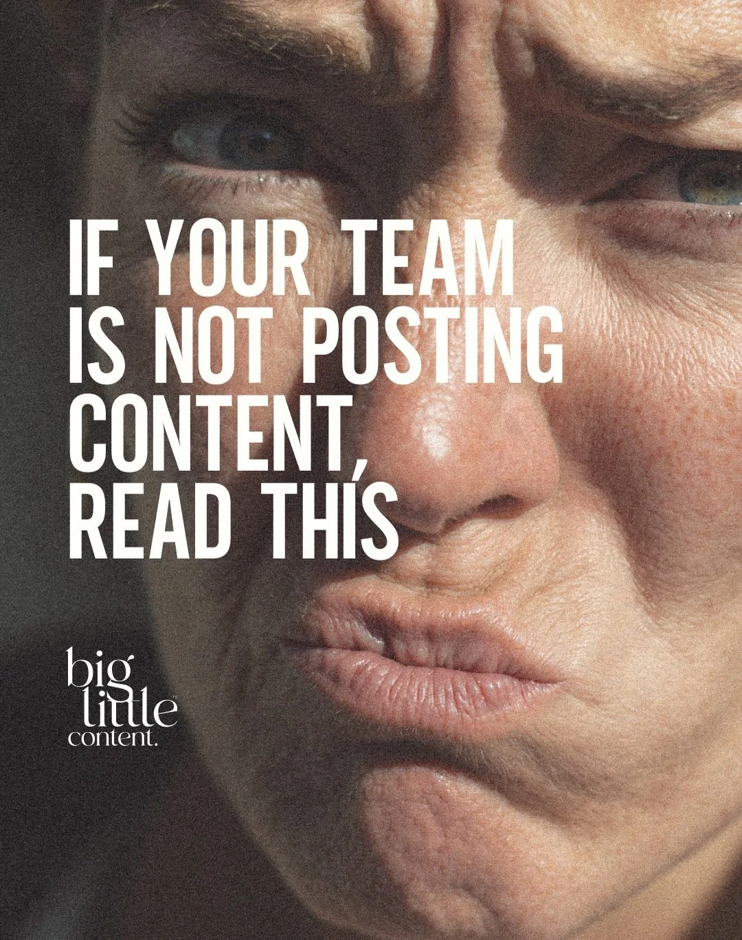 IF YOUR TEAM IS NOT POSTING CONTENT, READ THIS

#content #socialmediaagency