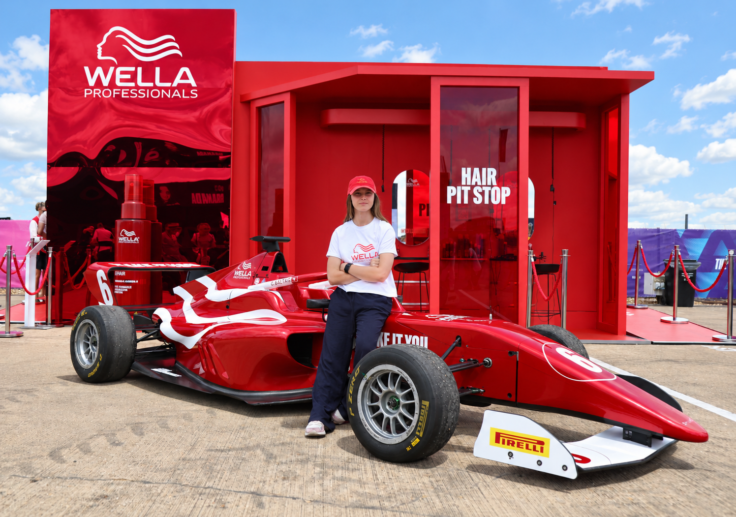 Wella Professionals x F1 Academy at Silverstone, TikTok and Instagram content produced by Big Little Content