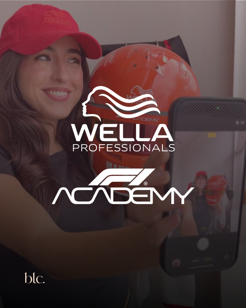 Wella Professionals x F1 Academy campaign content produced by Big Little Content
