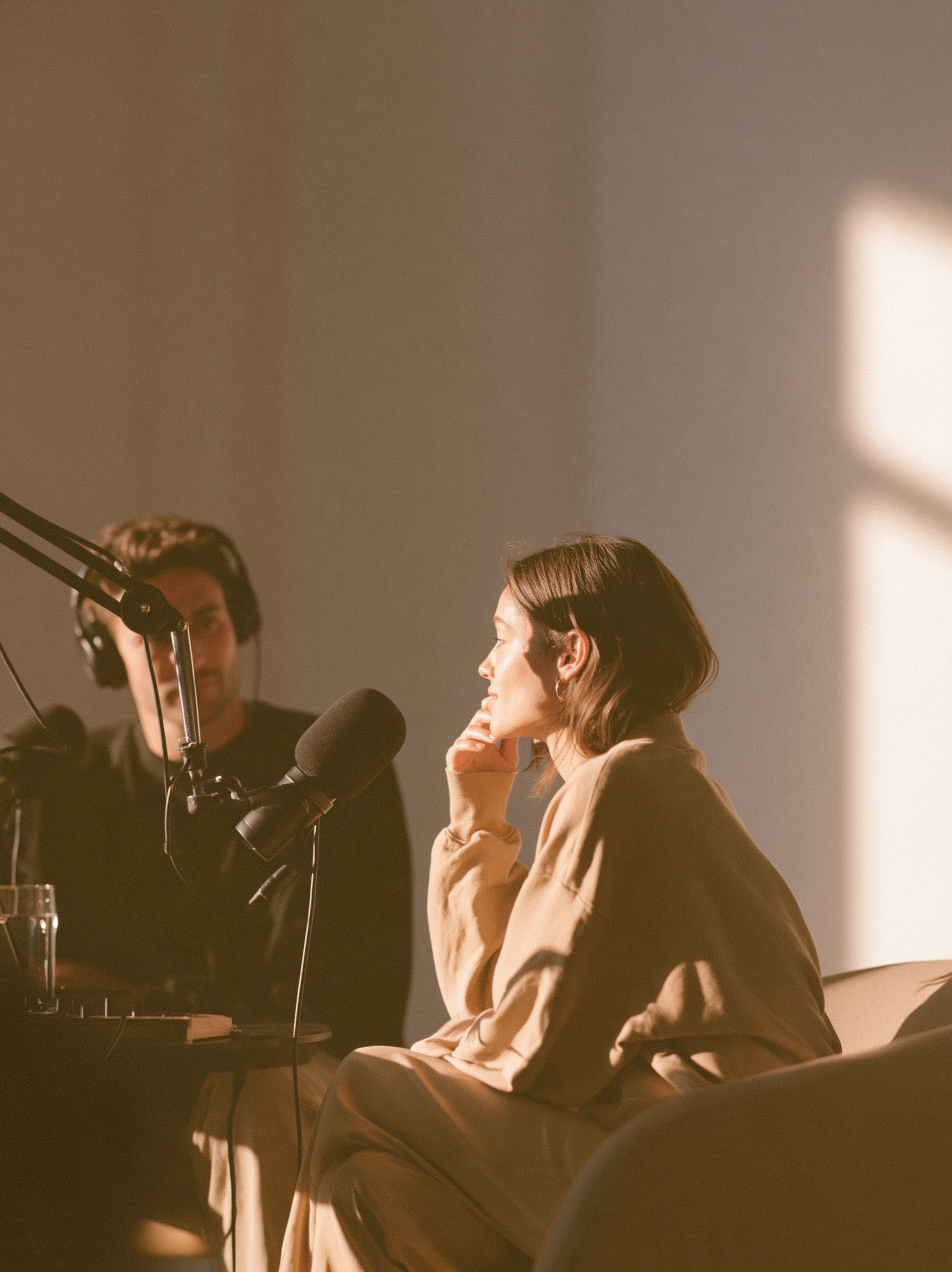 Video podcast recording in the studio, podcast production by Big Little Content