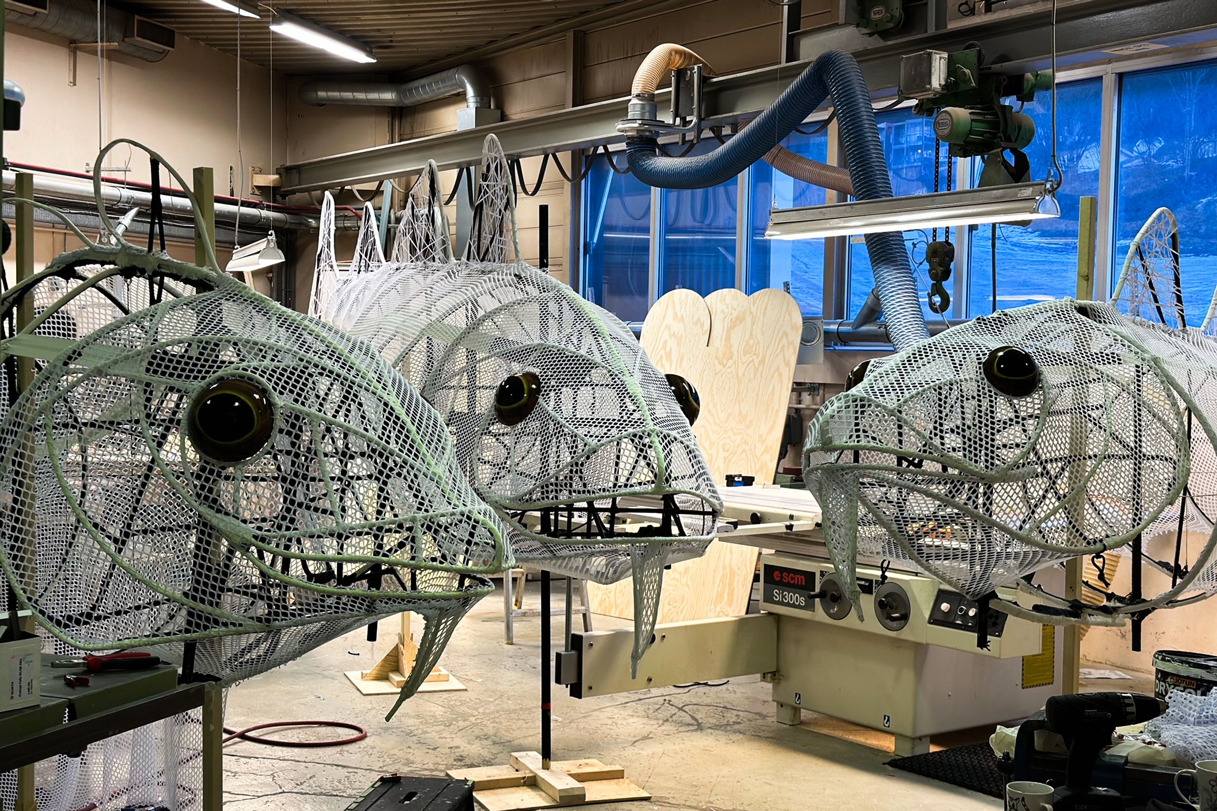 Fiskene til åpningsseremonien