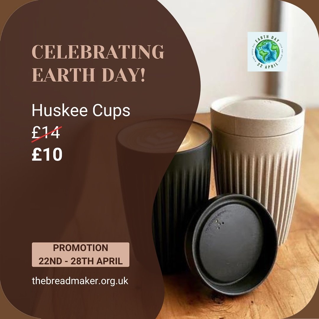 🌍🌱 Celebrate Earth Day with us! 🌱🌍 

From 22nd to 28th April, get our eco-friendly #Huskee #Cups at a special discounted price of &pound;10 (originally &pound;14). 

Join us in reducing waste and sipping. So, what are you waiting for?
Grab y