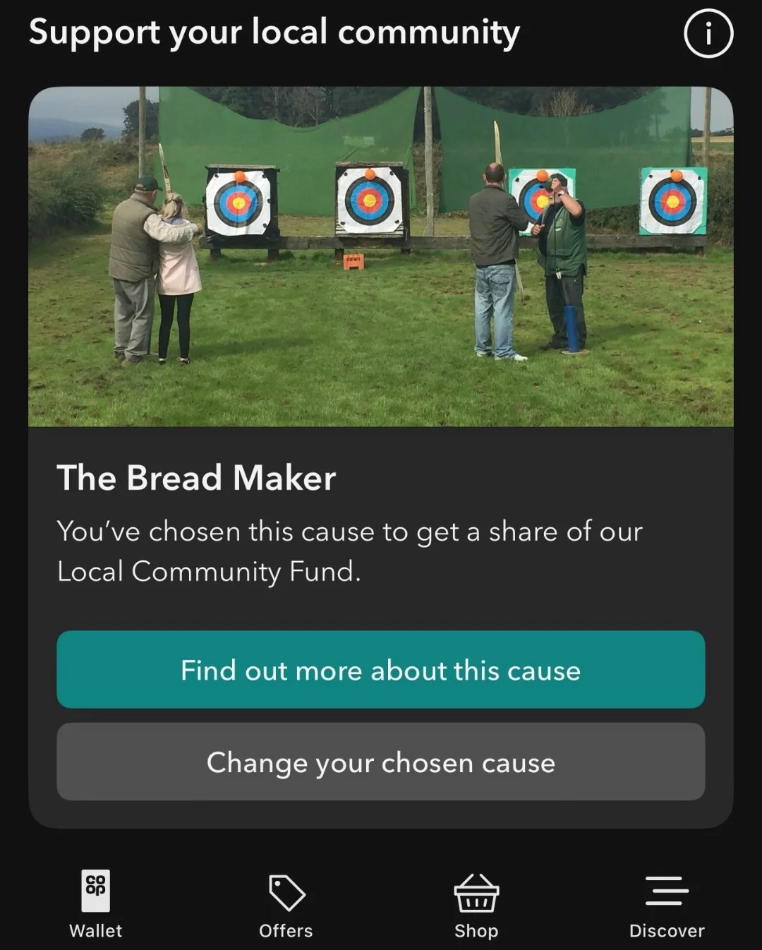 This is what it looks like once you&rsquo;ve chosen us on the Co-op App 💙

If you&rsquo;re a Co-op Member already, you can support The Bread Maker every time you shop - at no extra cost to you. 

Just open the Co-op App, head to Support your local c