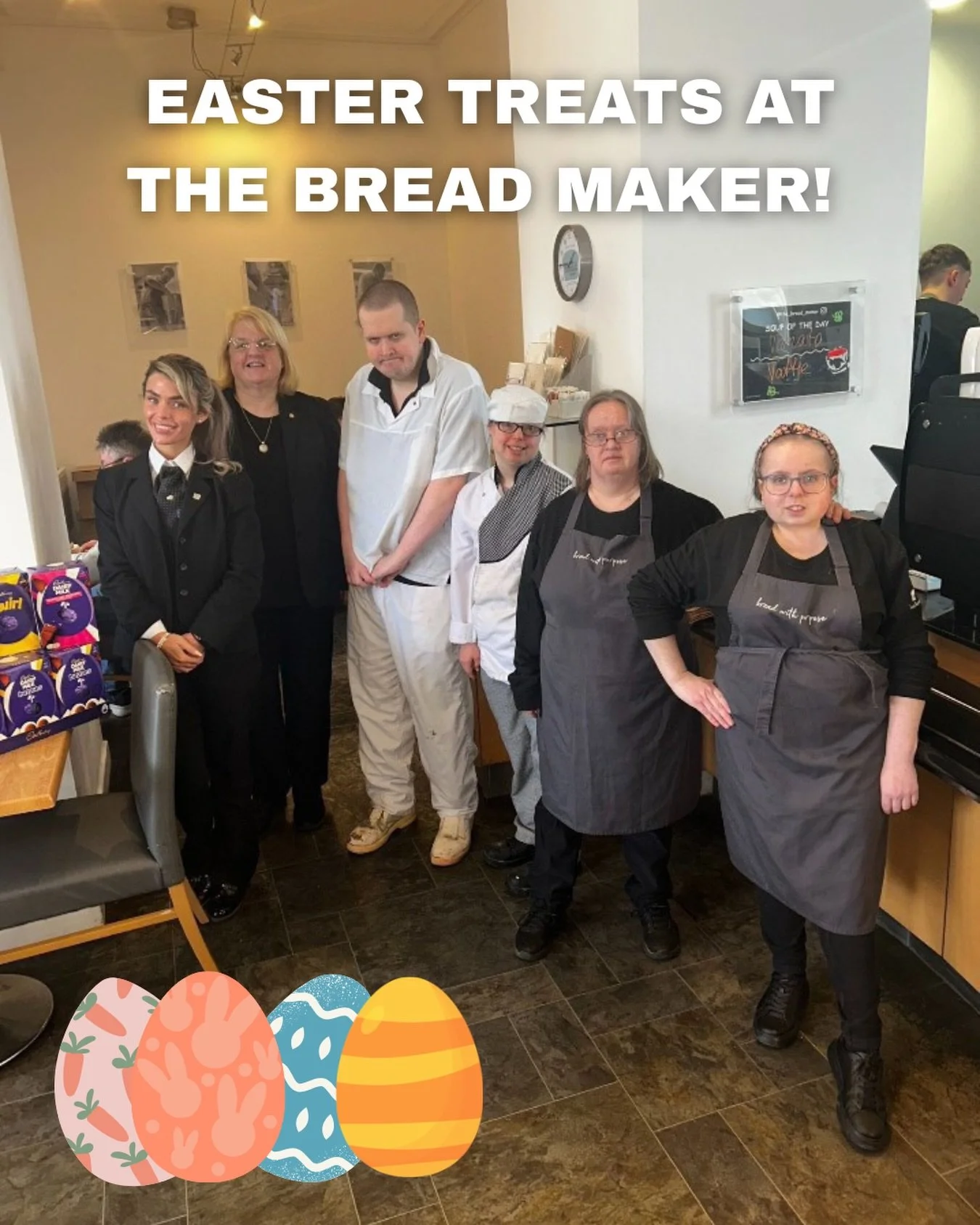 A big thank you to Darlene &amp; Leah from @aberdeen_funeral_directors for stopping by with a delivery of Easter Eggs for our apprentices! 🍫💙 They were delighted&hellip; 🥚 

We really appreciate the thoughtfulness, it&rsquo;s little moments like t