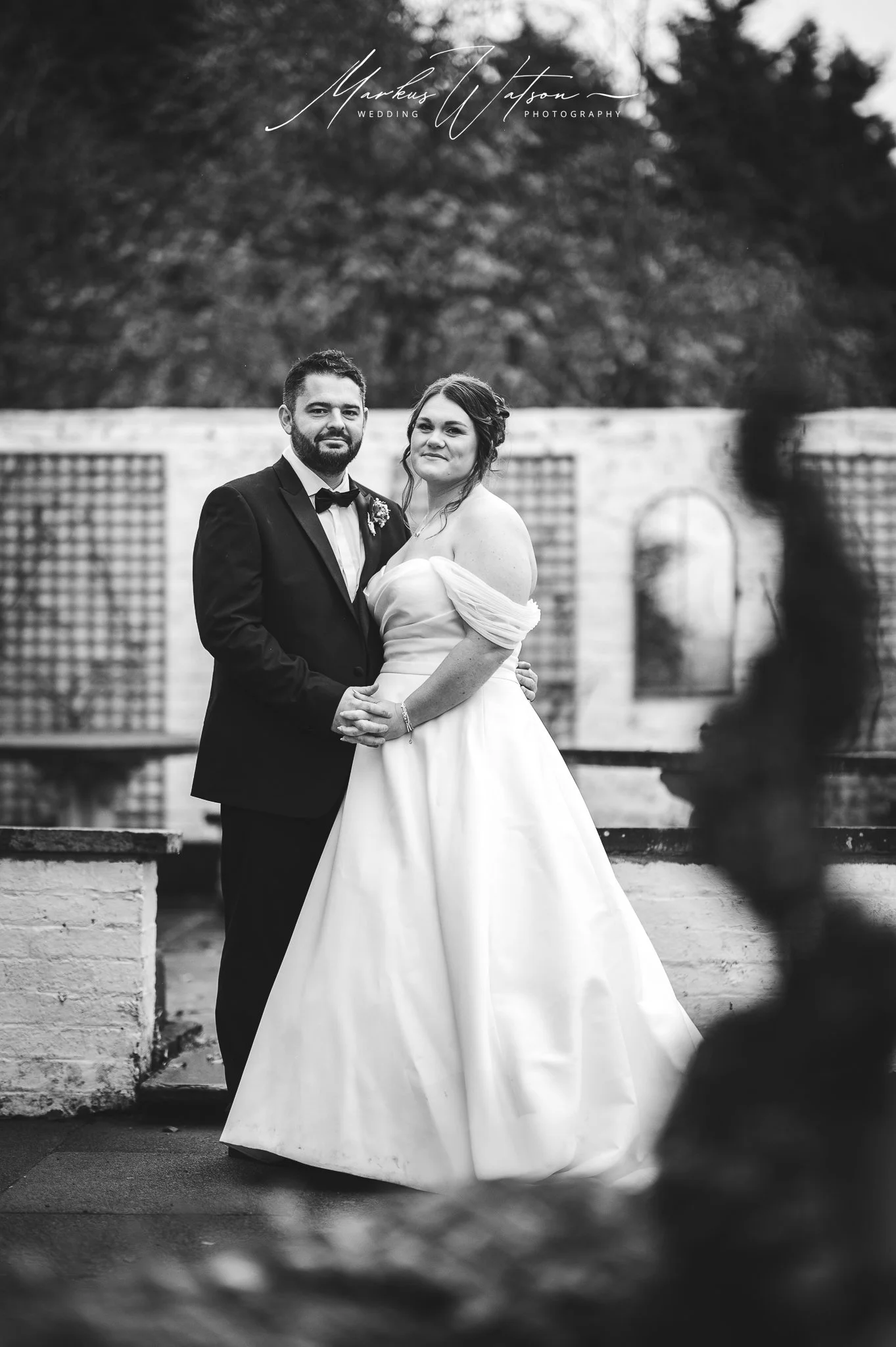 highfield hall wedding photographer black and white