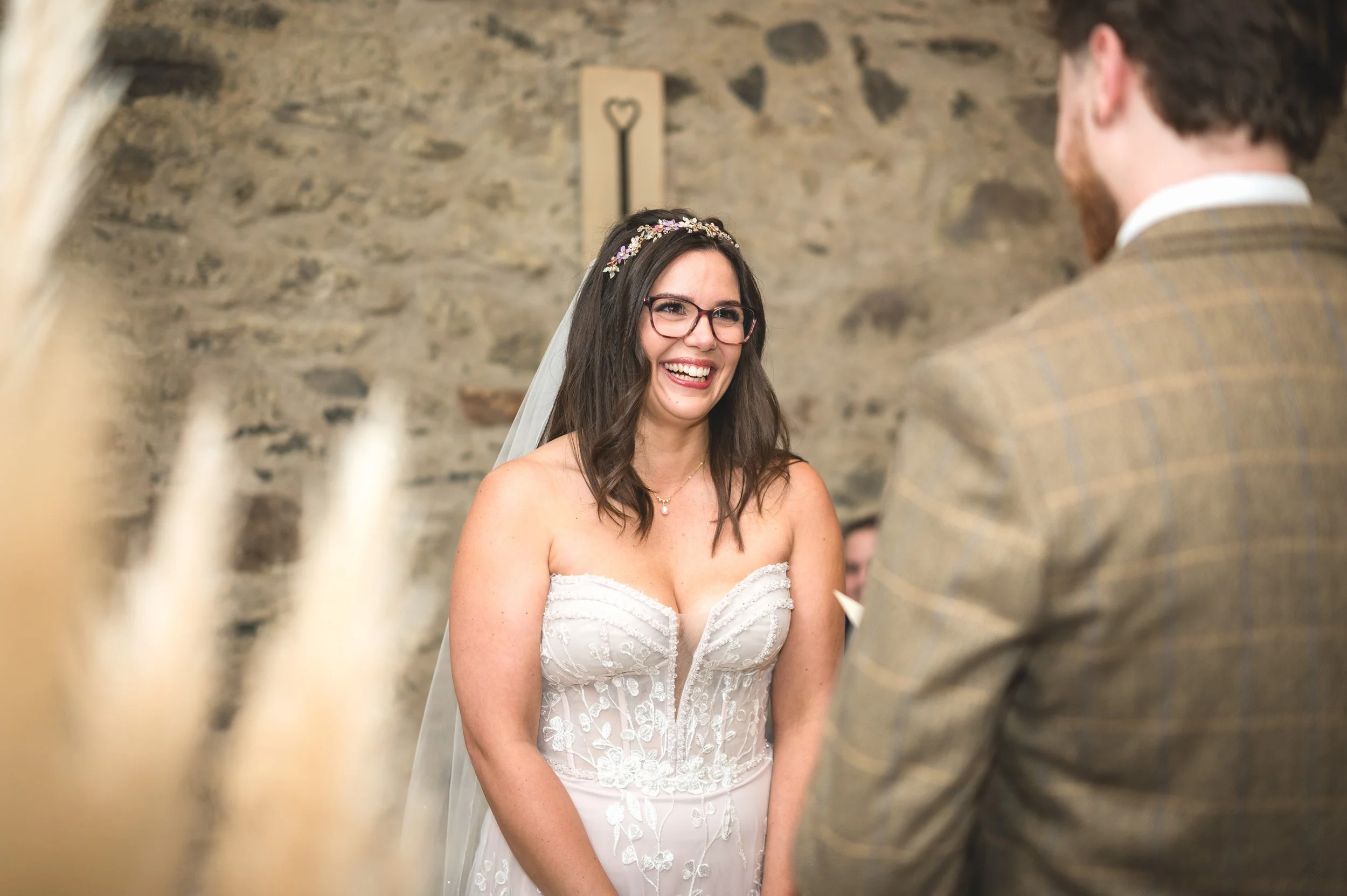 hafod farm wedding photographer ceremony