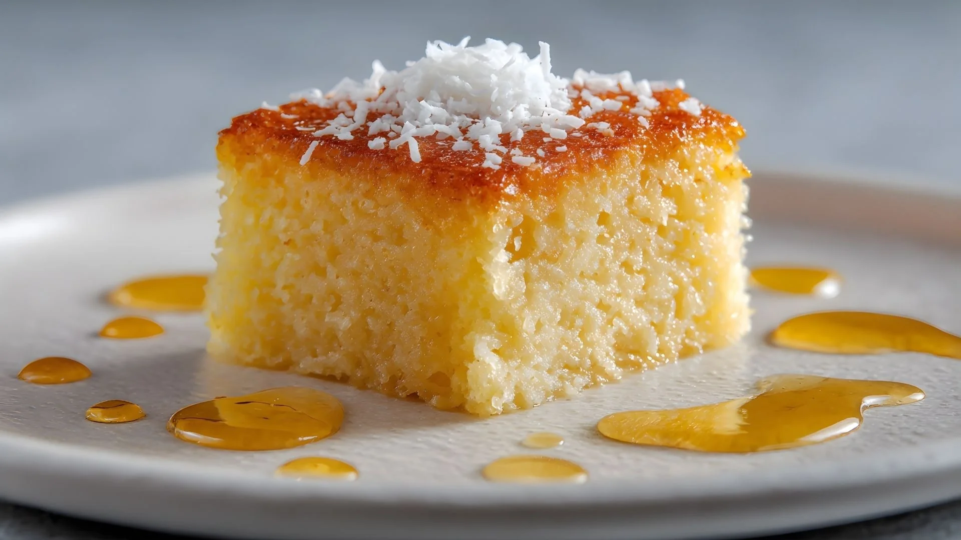 Coconut &amp; mango slice