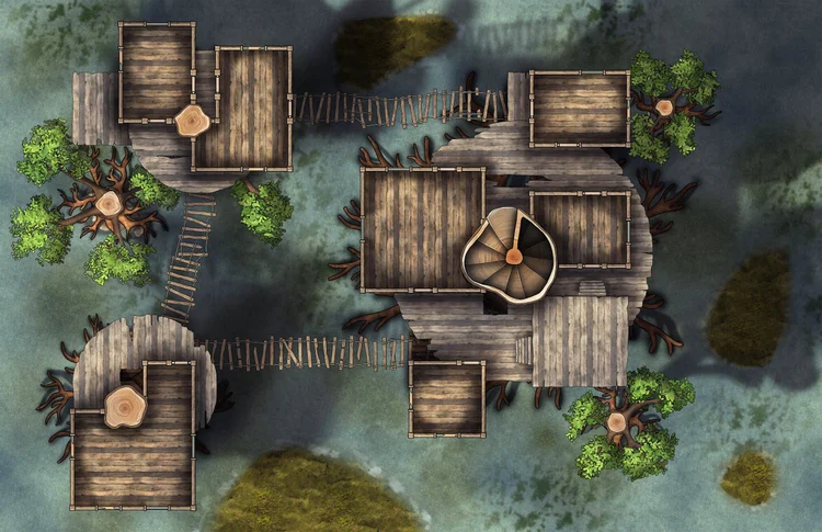 TTRPG Battlemaps - Hideouts & Lairs — Tom Cartos