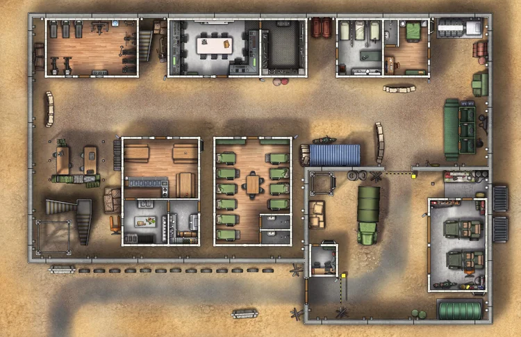 Modern TTRPG Battlemaps — Tom Cartos