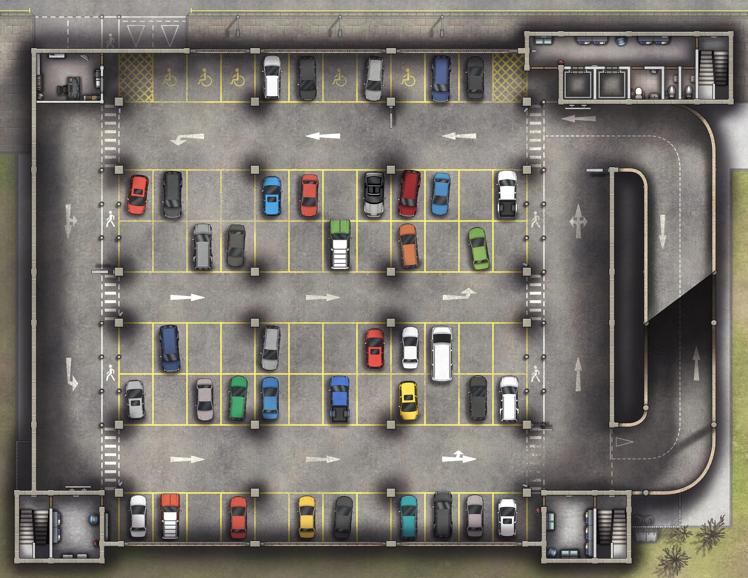 Modern TTRPG Battlemaps — Tom Cartos