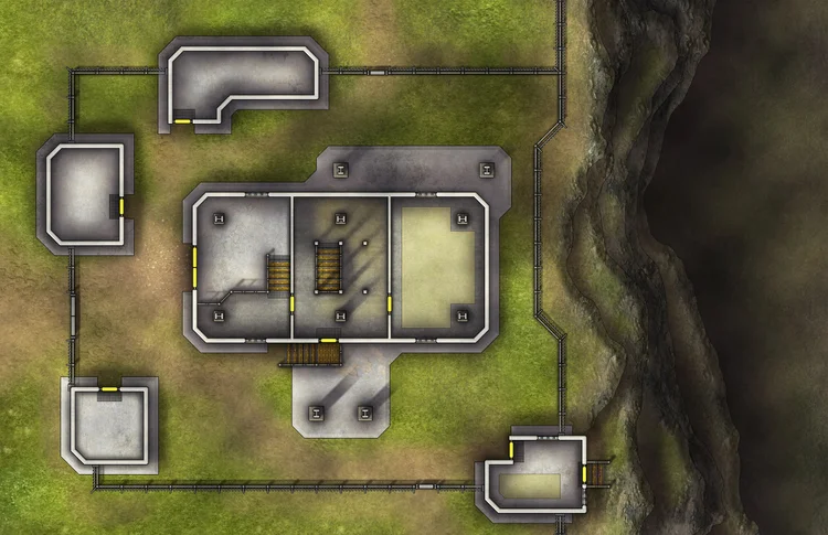 Free Modern Control Tower TTRPG Battlemaps — Tom Cartos