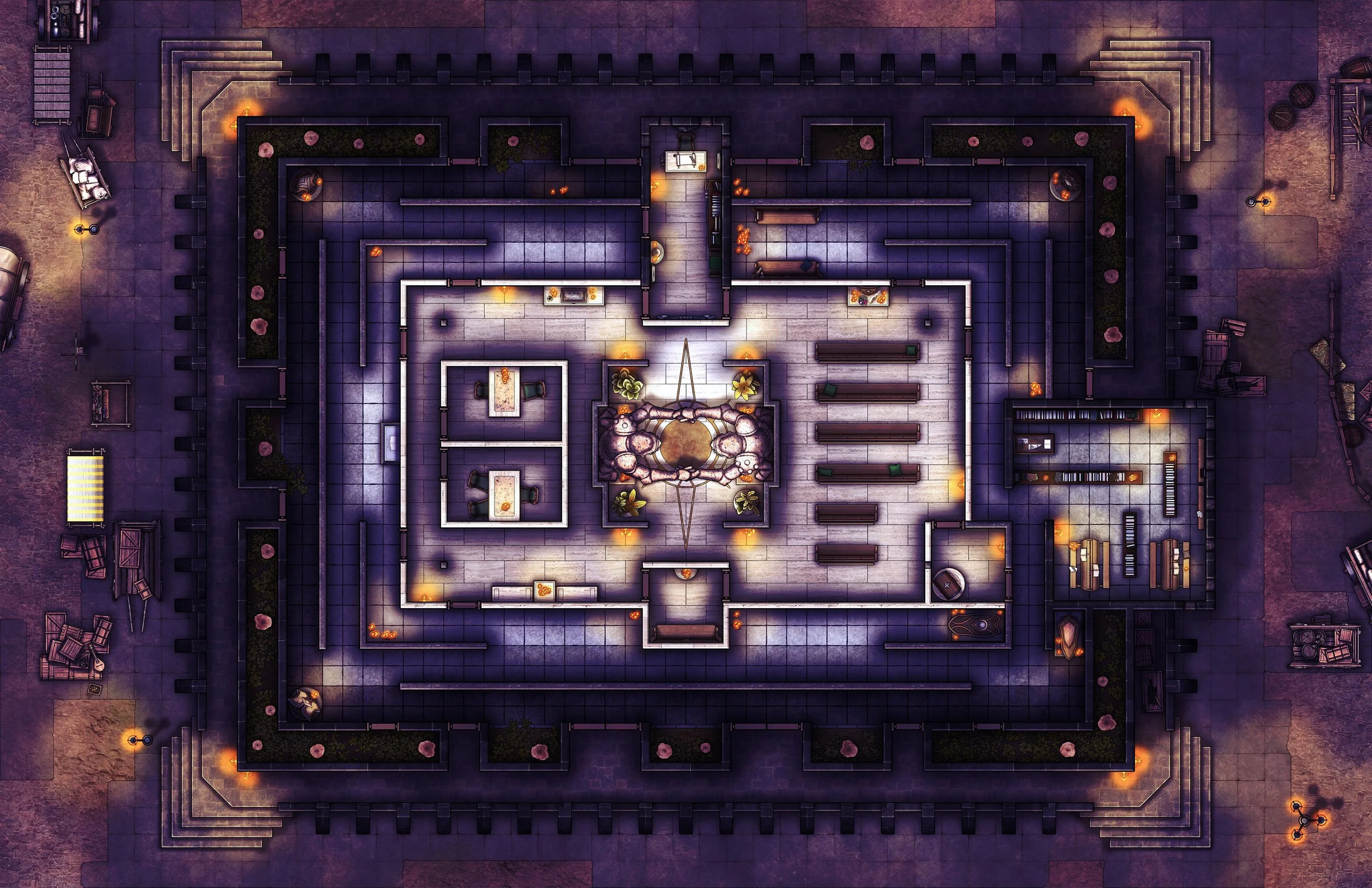 Ttrpg Map Ritual TTRPG Battlemaps & Assets - Places of Worship — Tom Cartos