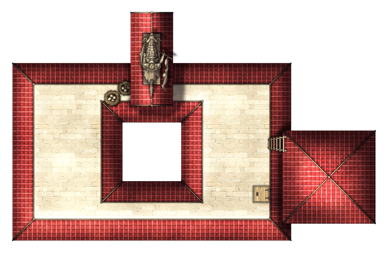 Free Temple of Protection TTRPG Battlemap - Places of Worship — Tom Cartos