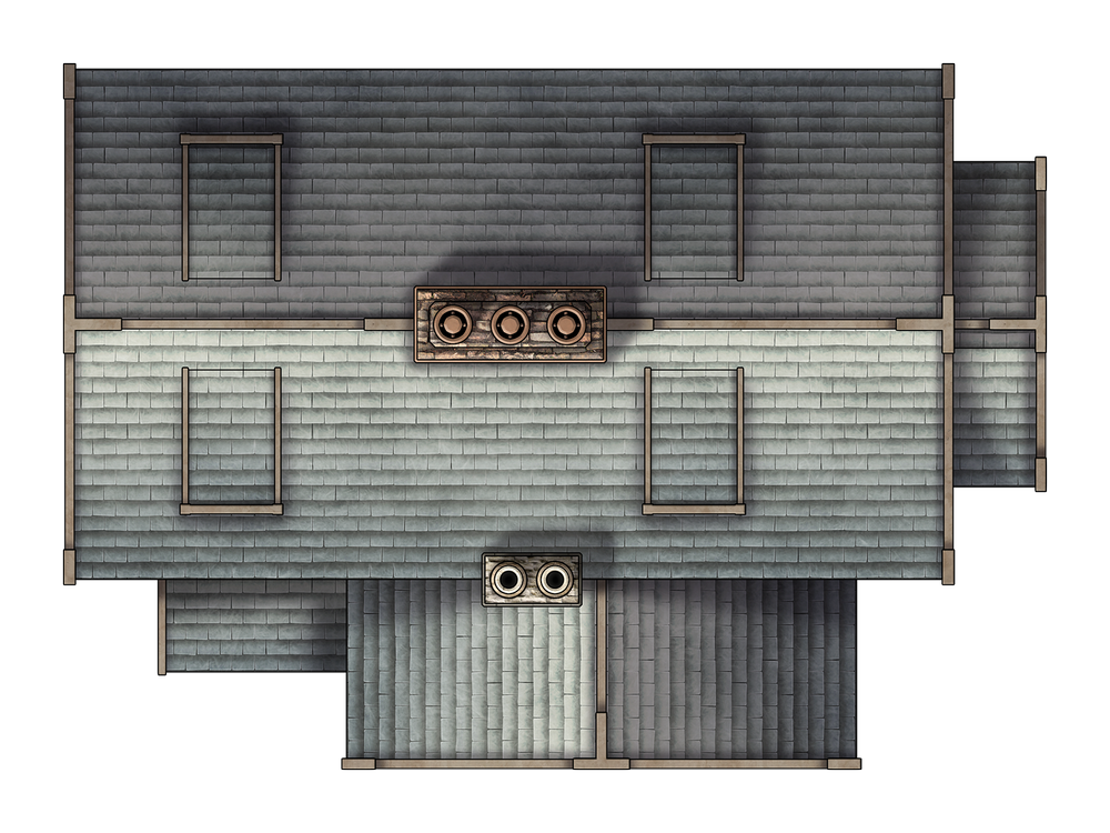 Tactical Map Rooftops Free Rooftop Tactical Tiles TTRPG Battlemap - Modular Tiles — Tom Cartos