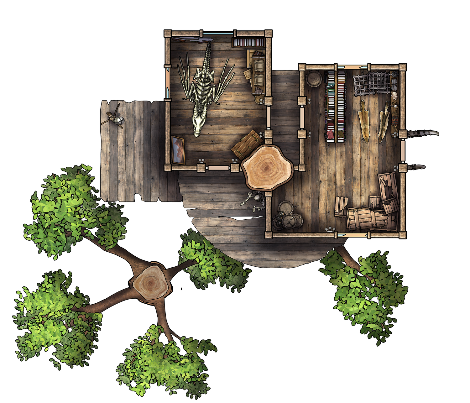 TTRPG Battlemaps - Hideouts & Lairs — Tom Cartos