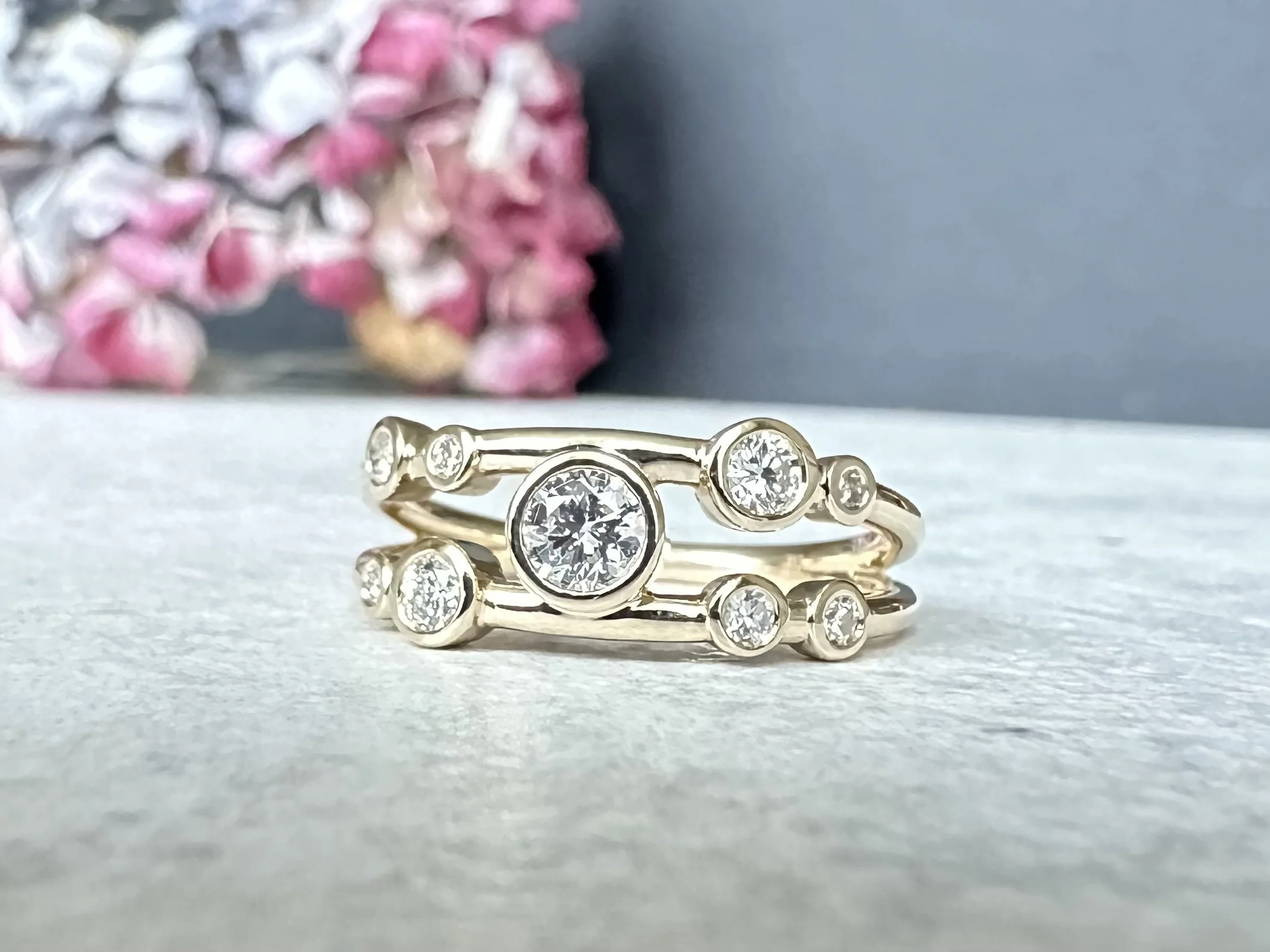 Small Legacy ring in sentimental gold