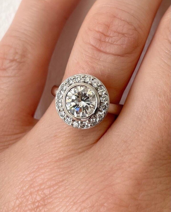 A stunning Legacy piece created using our client's fathers ring.⁠
⁠
Before &amp; After!⁠
⁠
#legacyjewellery #bespokejewellery #finejewellery #finejewelry #luxuryjewellery #luxuryjewelry #diamondsareagirlsbestfriend #boodlesraindance #jewelrygram #jew