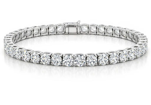 5ct diamond line bracelet