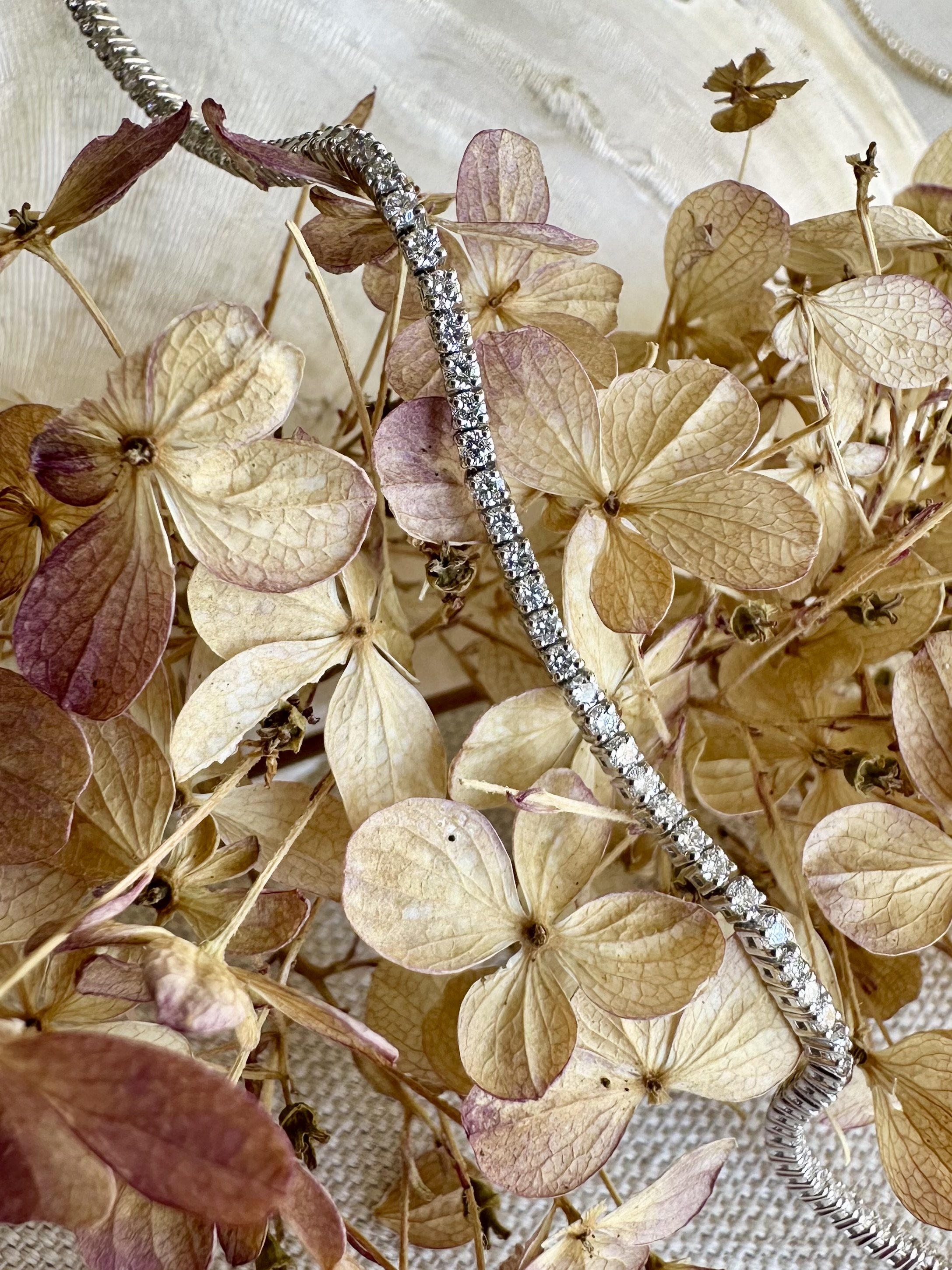 1.50ct diamond line bracelet in 18ct white gold