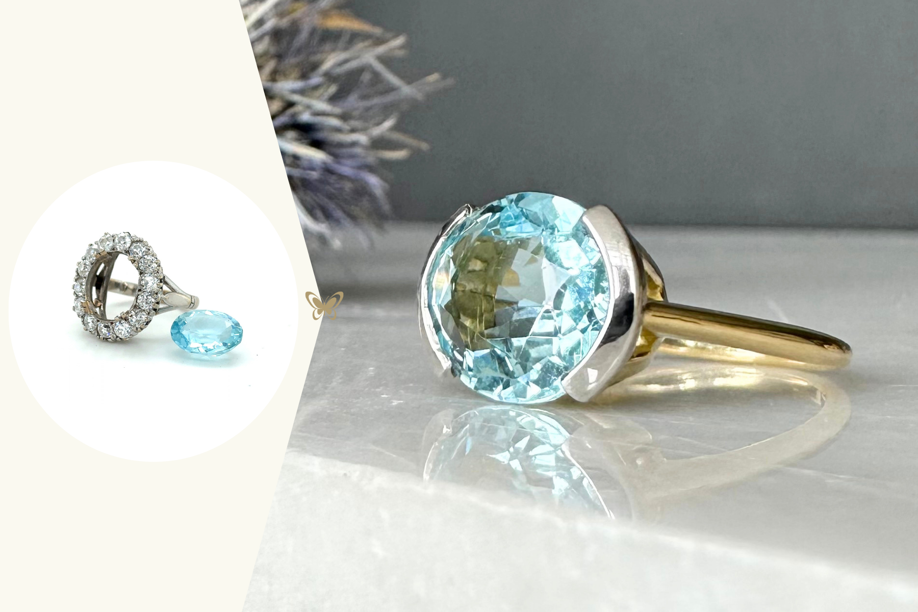Aquamarine Legacy Ring