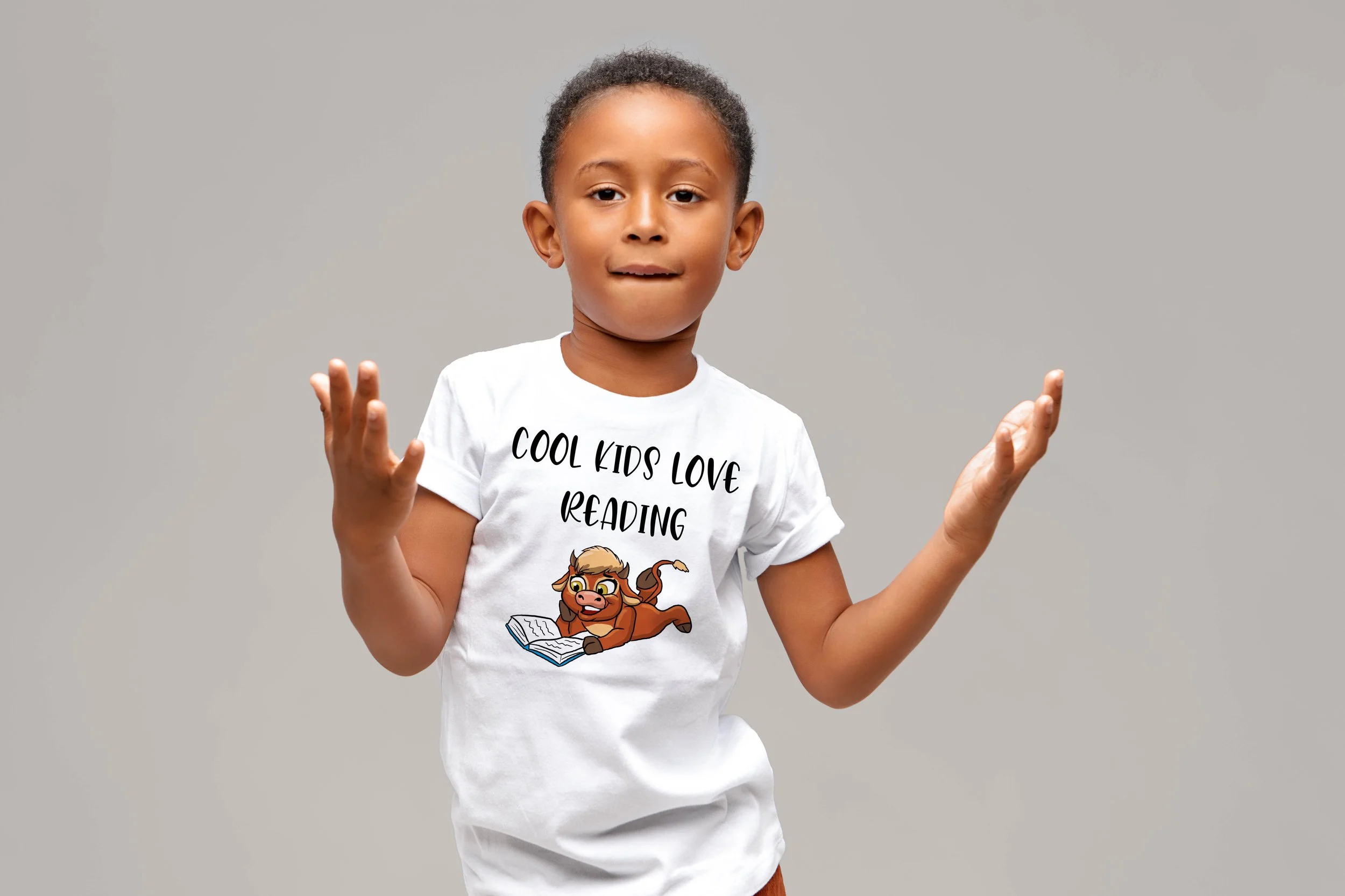 Cool Kida Love Reading T-shirt