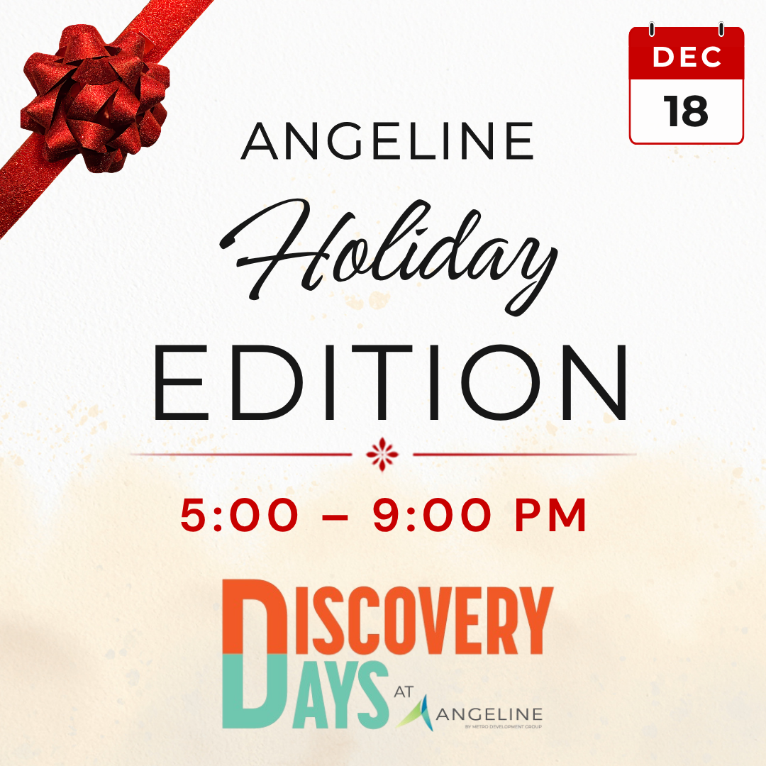 Angeline Holiday Edition market on December 18 from 5–9 PM at the Angeline community in Land O’ Lakes