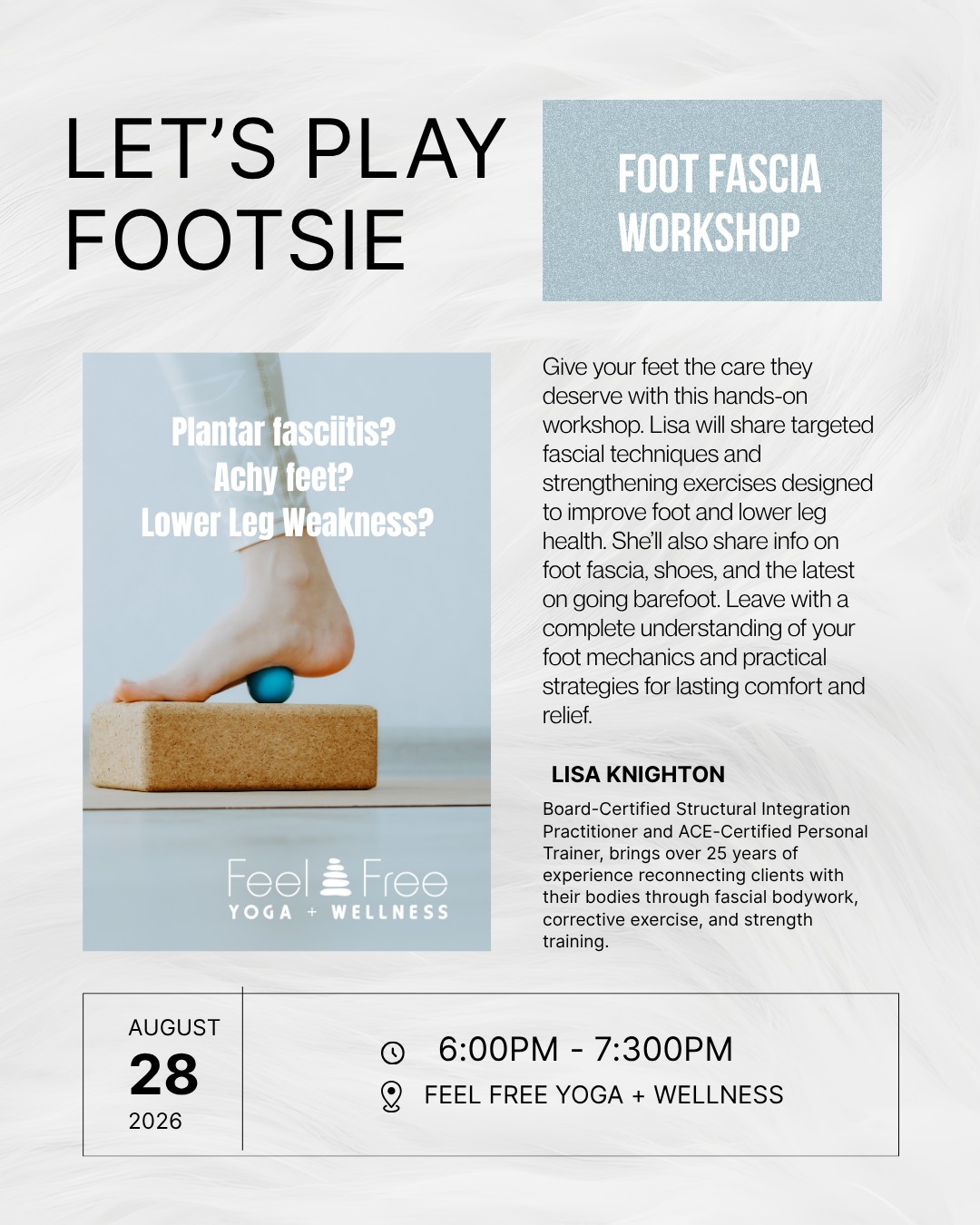 LET'S PLAY FOOTSIE 