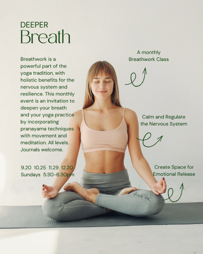 DEEPER BREATH - A monthly Breathwork Workshop